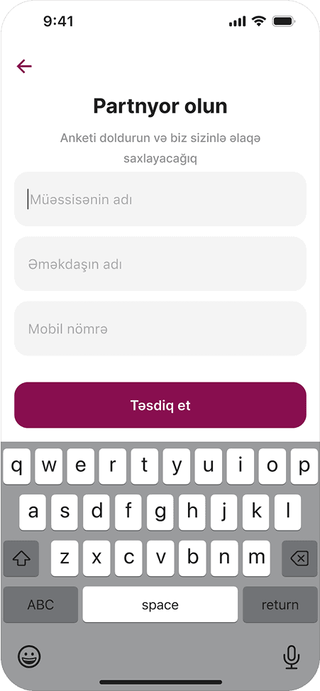 Merchant app