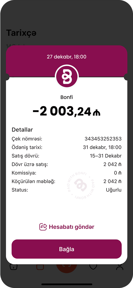 Merchant app