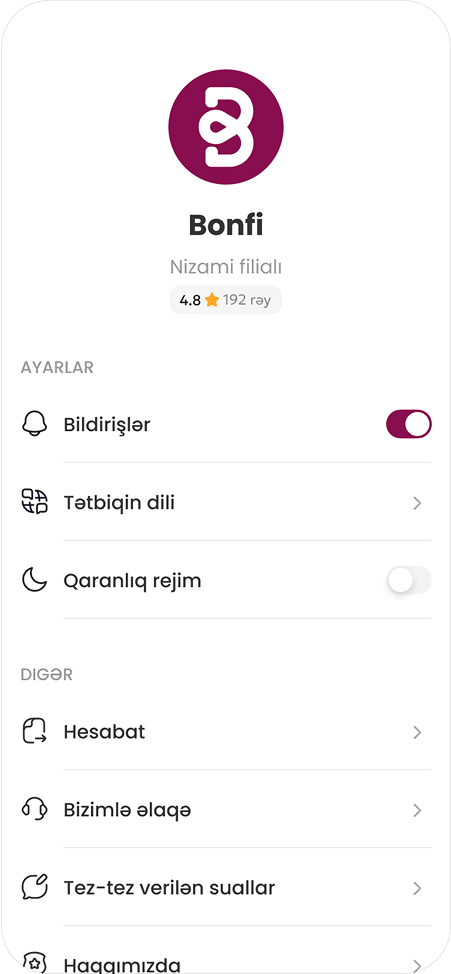Merchant app