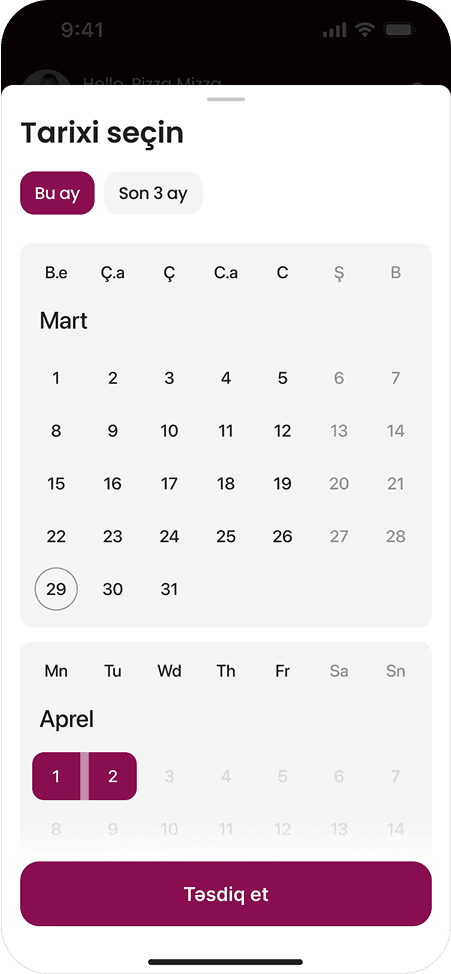 Merchant app